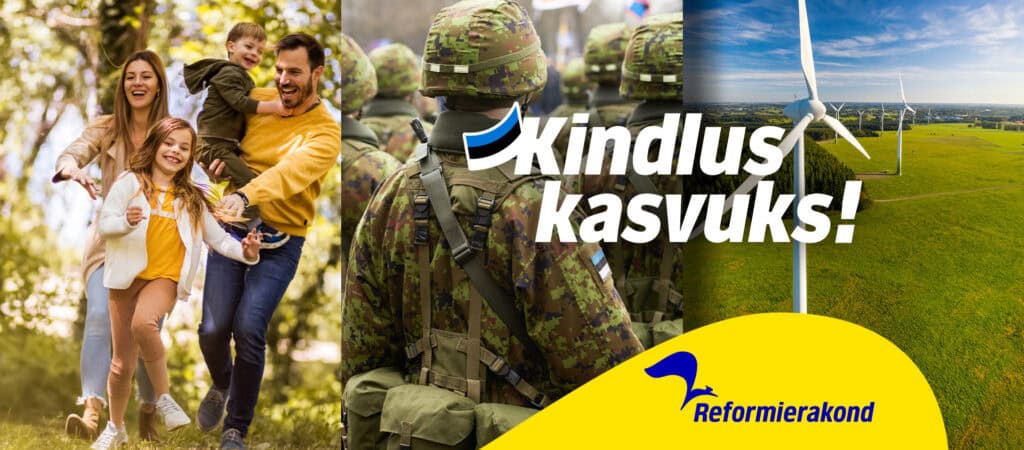 Reformierakond | Kindel Eesti Euroopas!