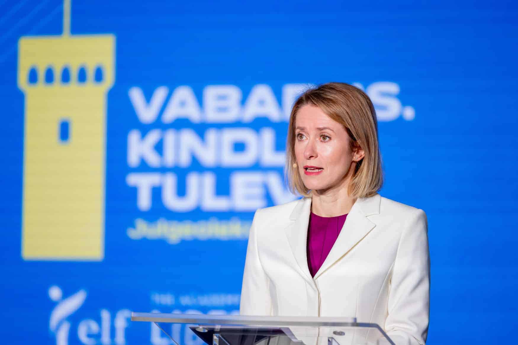 Kaja Kallas 07.05.2024 julgeolekukonverentsil 2